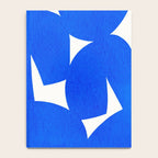 Blue abstract shapes N01 Notebook Gallery Image 4