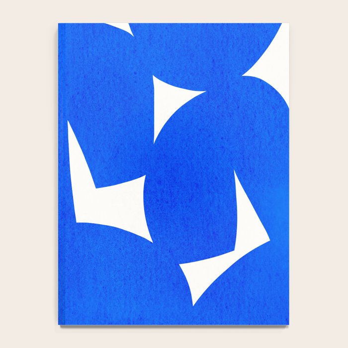 Blue abstract shapes N01 Notebook Gallery Image 4