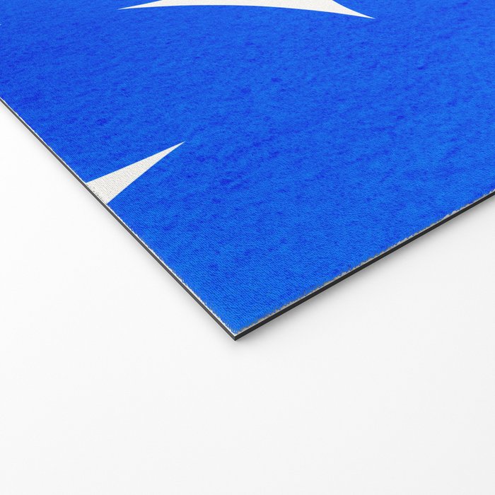 Blue abstract shapes N01 Welcome Mat Gallery Image 2