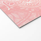 Mandala, Yoga Love, Coral, Wall Art Boho Welcome Mat Gallery Image 2