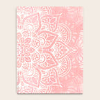 Mandala, Yoga Love, Coral, Wall Art Boho Notebook Gallery Image 4
