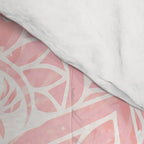 Mandala, Yoga Love, Coral, Wall Art Boho Comforter Gallery Image 4