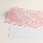 Mandala, Yoga Love, Coral, Wall Art Boho Wrapping Paper Gallery Image 2