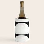 Mid-Century Modern Pattern No.8 - Black and White Wine Chiller Gallery Image 3