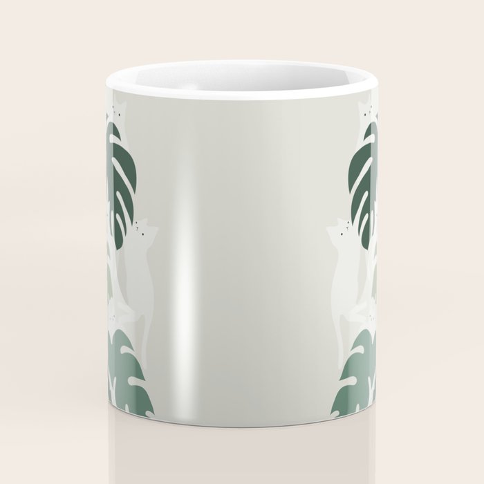 Cat and Plant 47 Coffee Mug Gallery Image 4