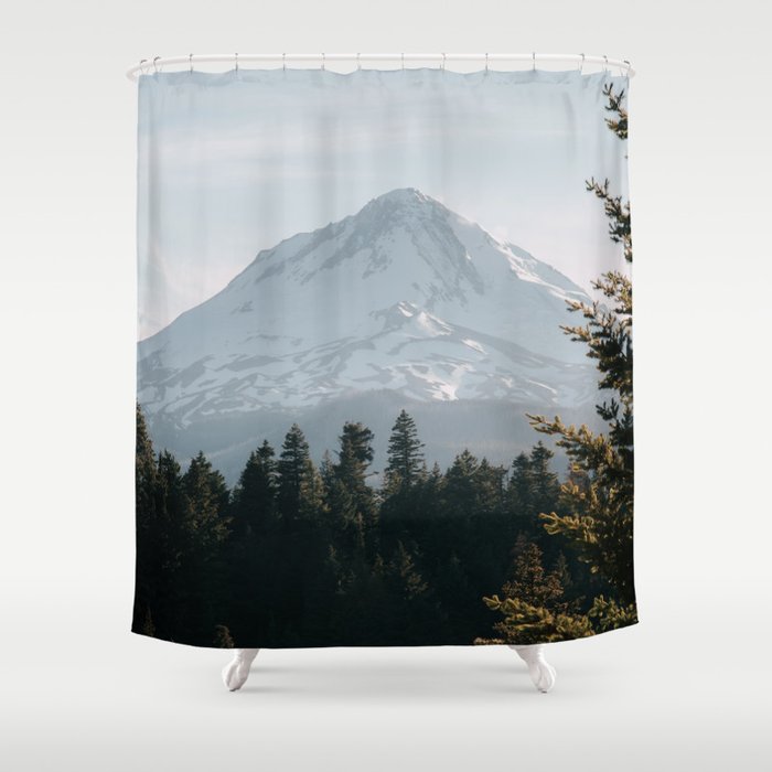 Mount Hood XIV Shower Curtain Gallery Image 1