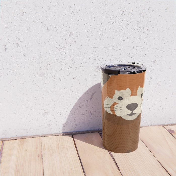 Whimsy Red Panda Travel Mug Gallery Image 4