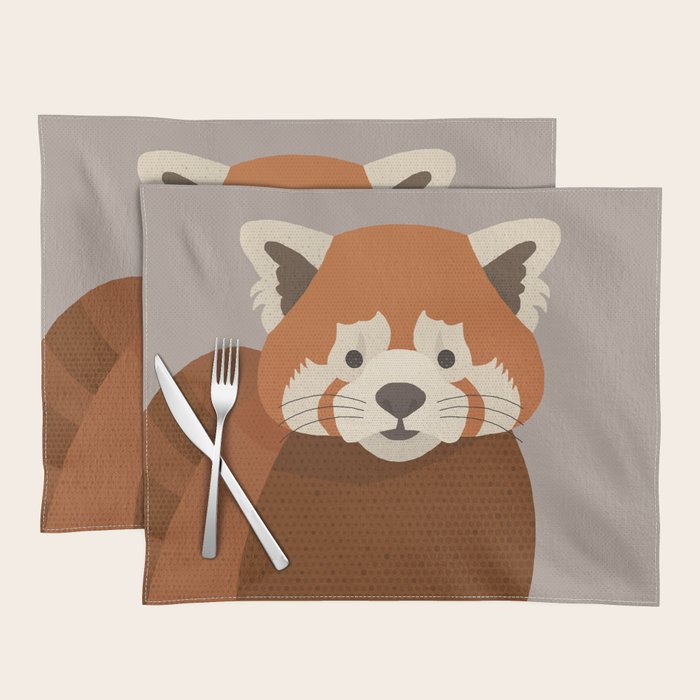 Whimsy Red Panda Placemat Gallery Image 1