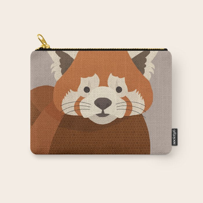 Whimsy Red Panda Carry All Pouch Gallery Image 1