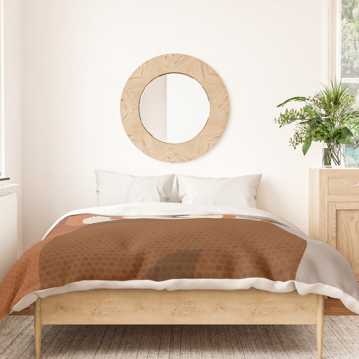 Whimsy Red Panda Duvet Cover Gallery Image 3