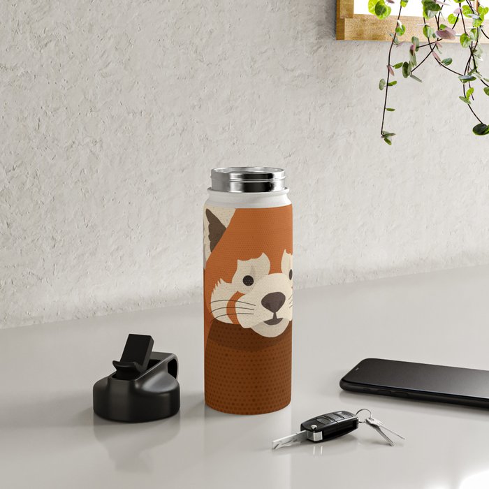 Whimsy Red Panda Water Bottle Gallery Image 4