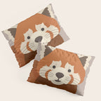 Whimsy Red Panda Pillow Sham Gallery Image 3