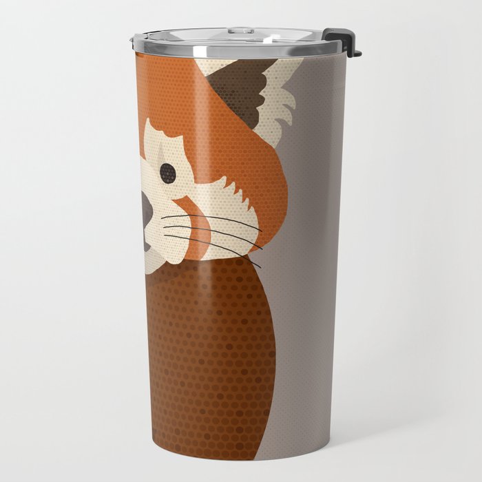 Whimsy Red Panda Travel Mug Gallery Image 2