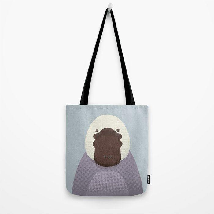 Whimsy Platypus, Animal Portrait Tote Bag Gallery Image 2