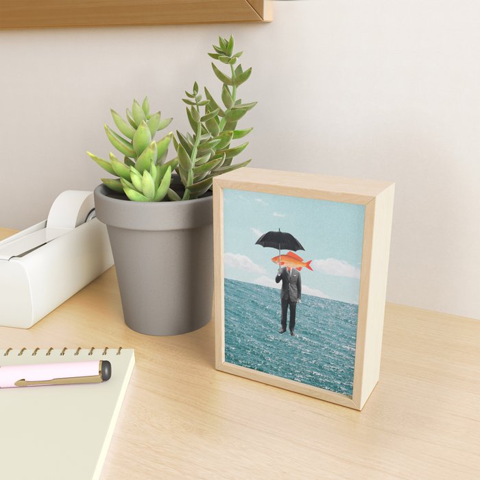 Can't get wet Mini Art Print Gallery Image 2