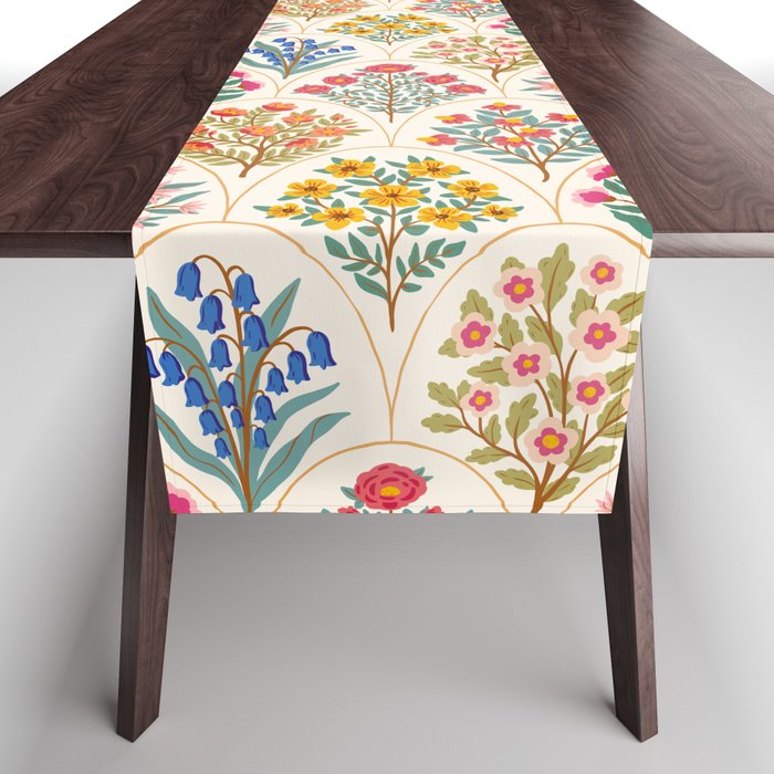 Heritage Garden - Light Spring Table Runner