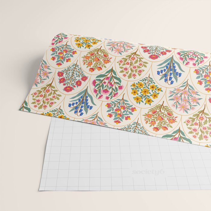 Heritage Garden - Light Spring Wrapping Paper Gallery Image 2