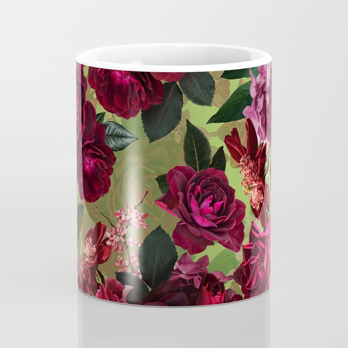 Vintage & Shabby Chic - Botanical Roses Summer Garden   Coffee Mug Gallery Image 4