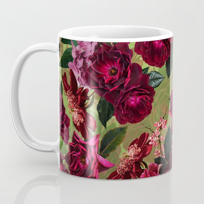 Vintage & Shabby Chic - Botanical Roses Summer Garden   Coffee Mug Gallery Image 3