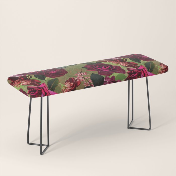 Vintage & Shabby Chic - Botanical Roses Summer Garden   Bench Gallery Image 1