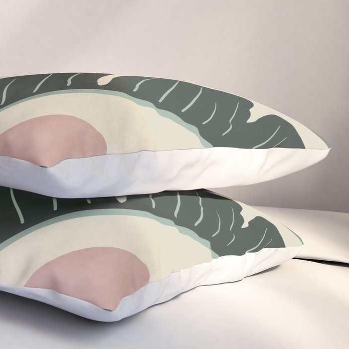 Modern jungle shapes Pillow Sham Gallery Image 3