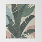 Modern jungle shapes Throw Blanket Gallery Image 2