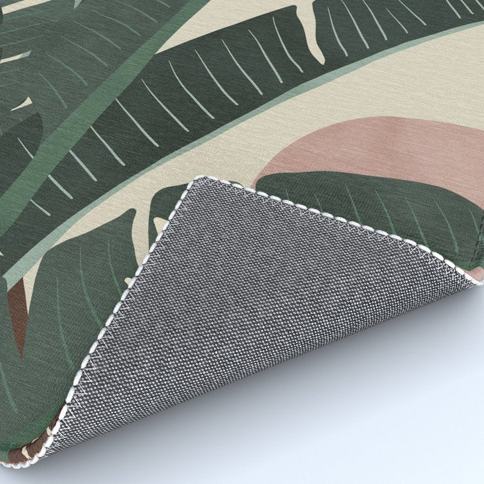 Modern jungle shapes Rug Gallery Image 4