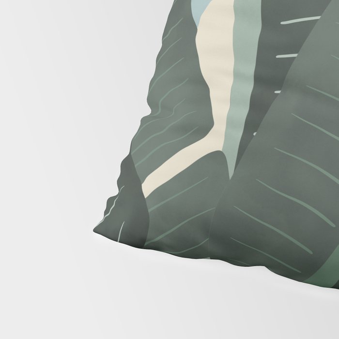 Modern jungle shapes Pillow Sham Gallery Image 4