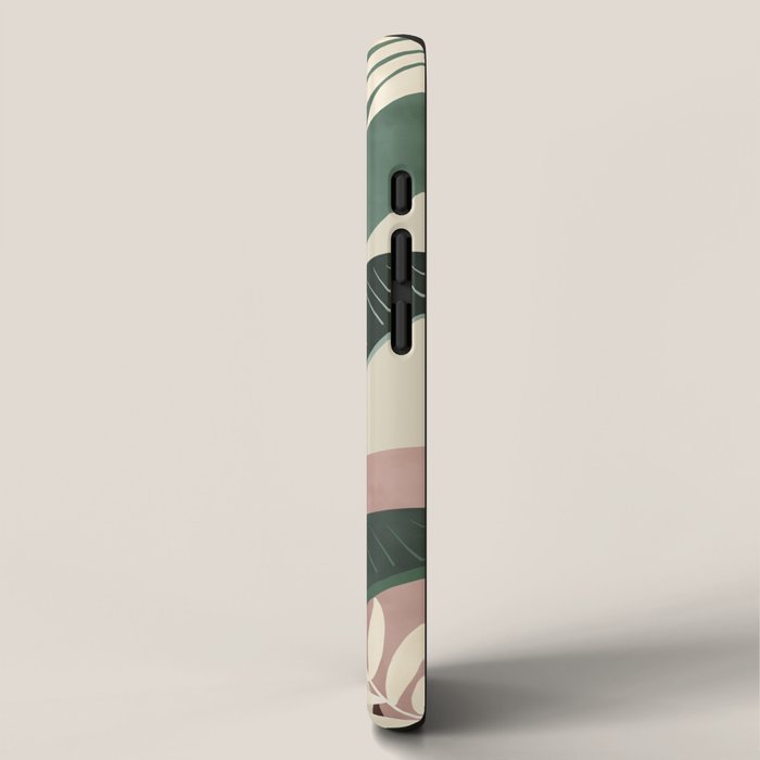 Modern jungle shapes iPhone Case Gallery Image 2