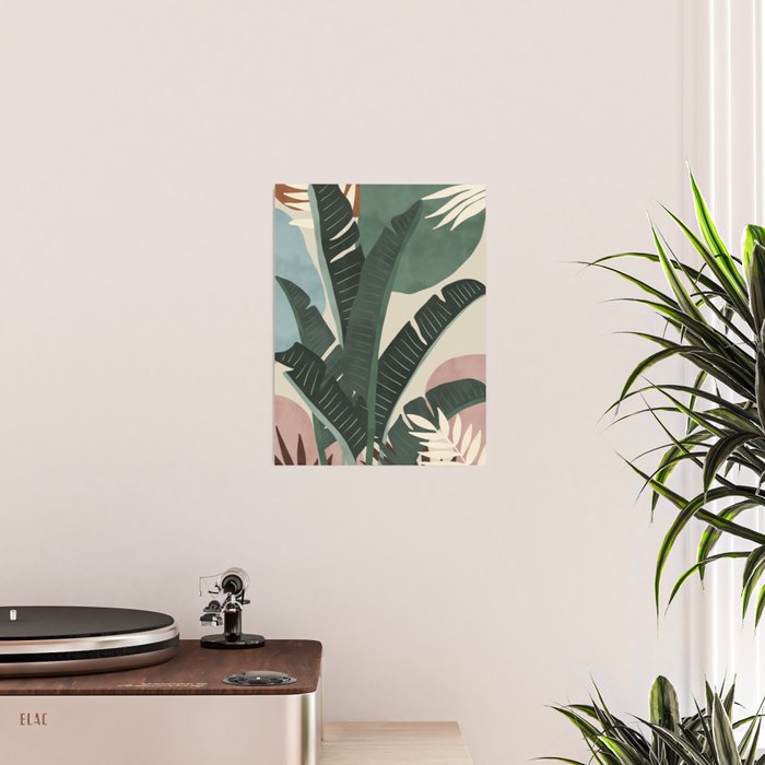 Modern jungle shapes Poster Gallery Image 2