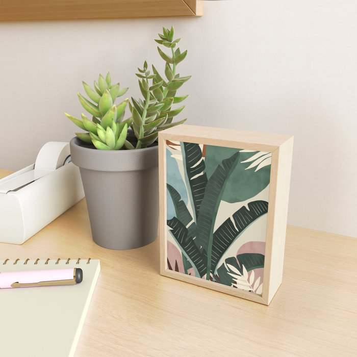 Modern jungle shapes Mini Art Print Gallery Image 2