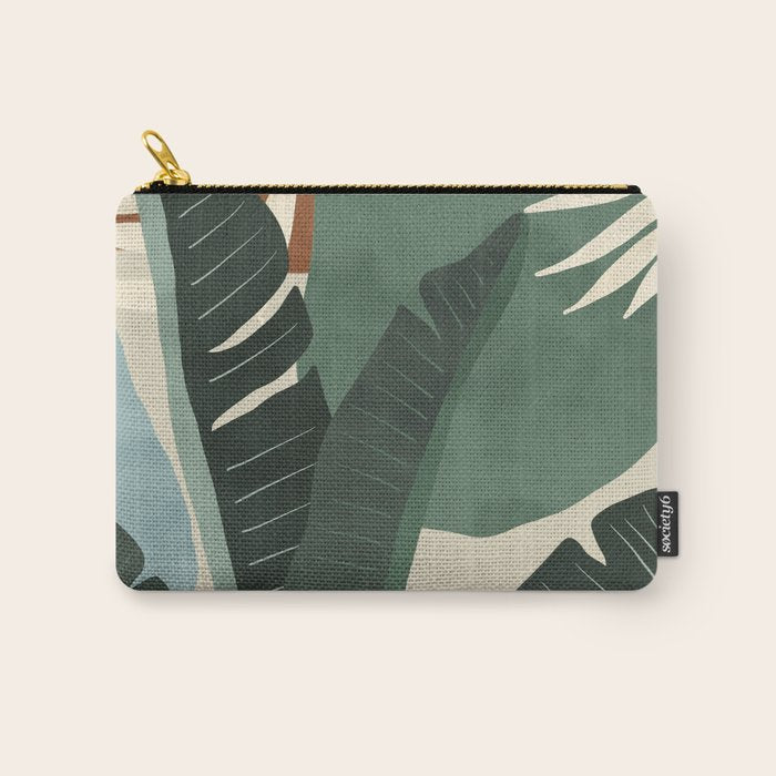 Modern jungle shapes Carry All Pouch Gallery Image 1