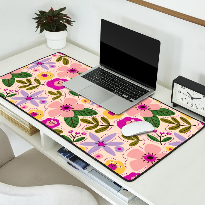 Spring / Summer Modern Floral  Desk Mat Gallery Image 2