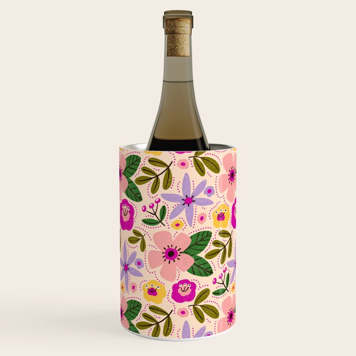 Spring / Summer Modern Floral  Wine Chiller Gallery Image 1