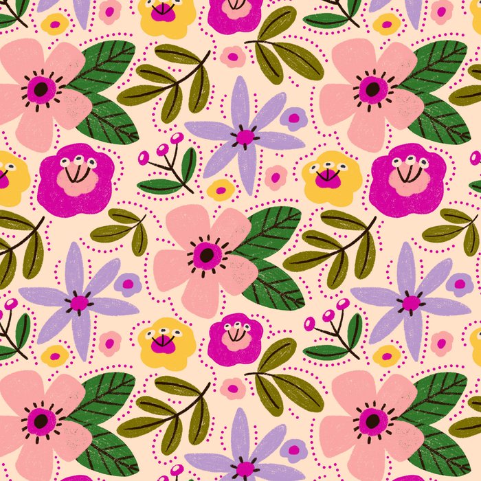 Spring / Summer Modern Floral  Coffee Mug Gallery Image 2