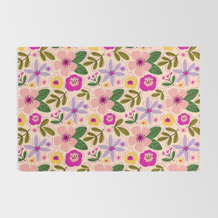 Spring / Summer Modern Floral  Rug Gallery Image 2