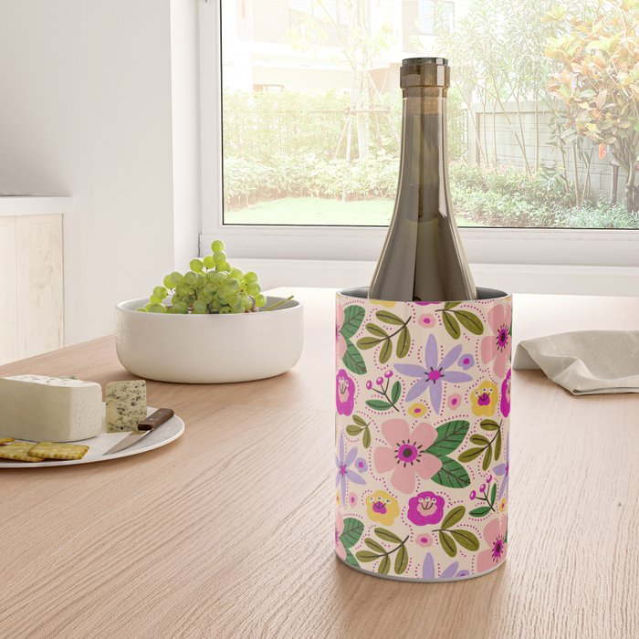 Spring / Summer Modern Floral  Wine Chiller Gallery Image 4
