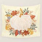 Pumpkin and garland Wall Tapestry Gallery Image 4