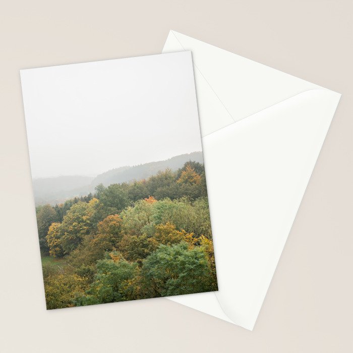 Autumn Forest Canopy | Serene Landscape Photography Stationery Card Gallery Image 2