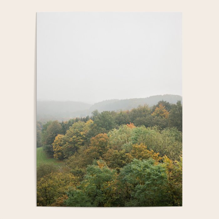 Autumn Forest Canopy | Serene Landscape Photography Poster Gallery Image 4