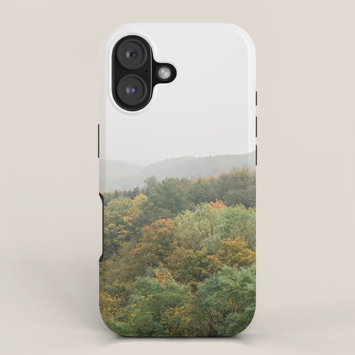 Autumn Forest Canopy | Serene Landscape Photography iPhone Case Gallery Image 1