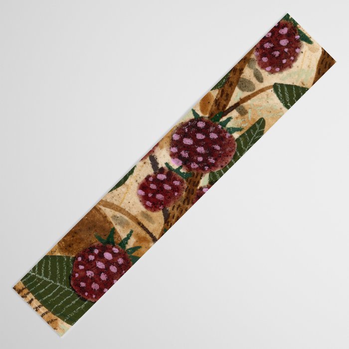 In Season in Red Raspberry and Forest Green Table Runner Gallery Image 3