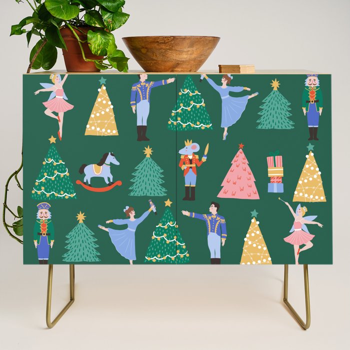 Nutcracker Pattern Credenza Gallery Image 1