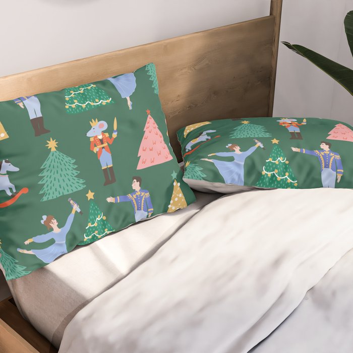 Nutcracker Pattern Pillow Sham Gallery Image 2