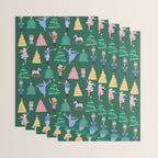 Nutcracker Pattern Wrapping Paper Gallery Image 3