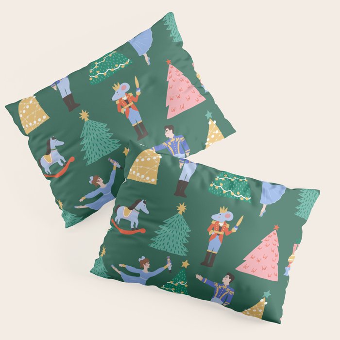 Nutcracker Pattern Pillow Sham Gallery Image 1