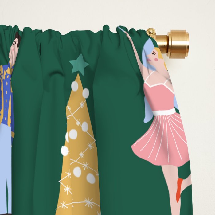 Nutcracker Pattern Window Curtain Gallery Image 2
