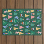 Nutcracker Pattern Outdoor Rug Gallery Image 1