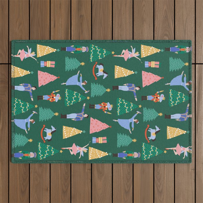Nutcracker Pattern Outdoor Rug Gallery Image 1