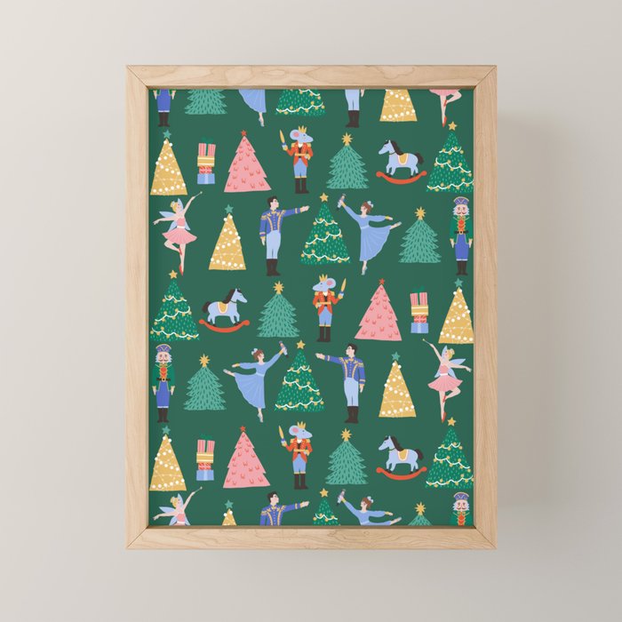 Nutcracker Pattern Mini Art Print Gallery Image 1